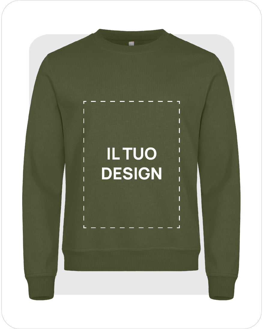 Felpa Unisex Girocollo