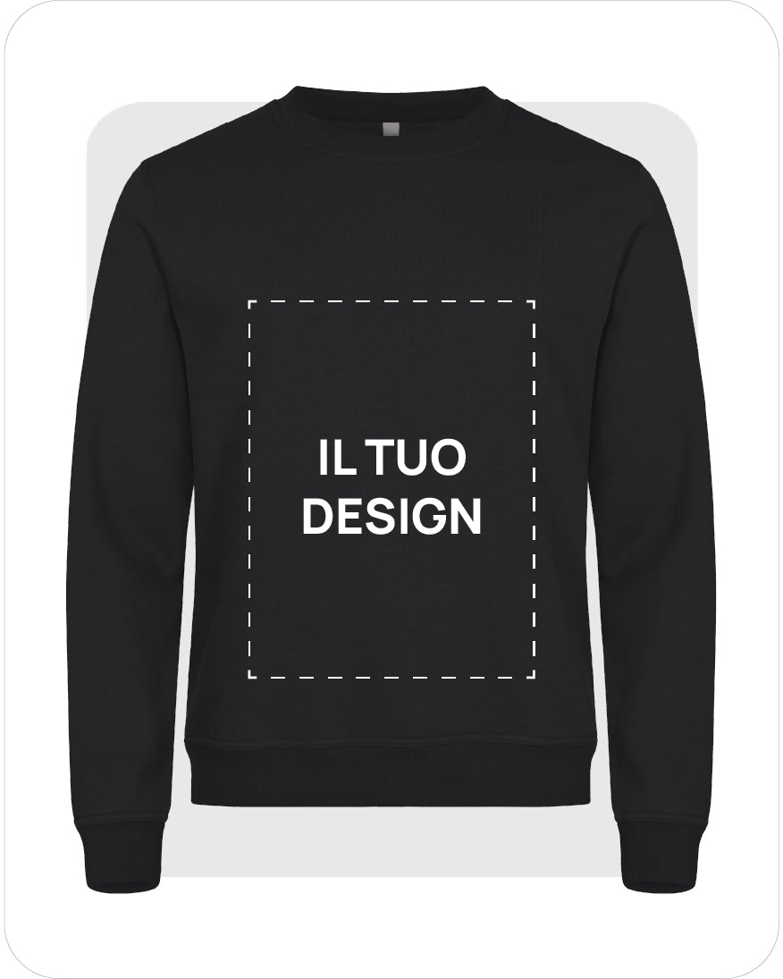 Felpa Unisex Girocollo