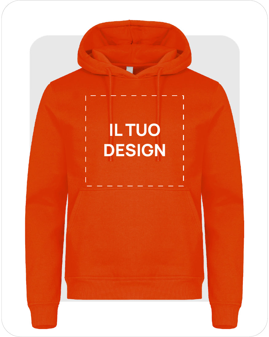 Felpa Unisex con Cappuccio