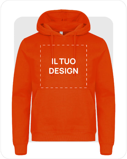 Felpa Unisex con Cappuccio