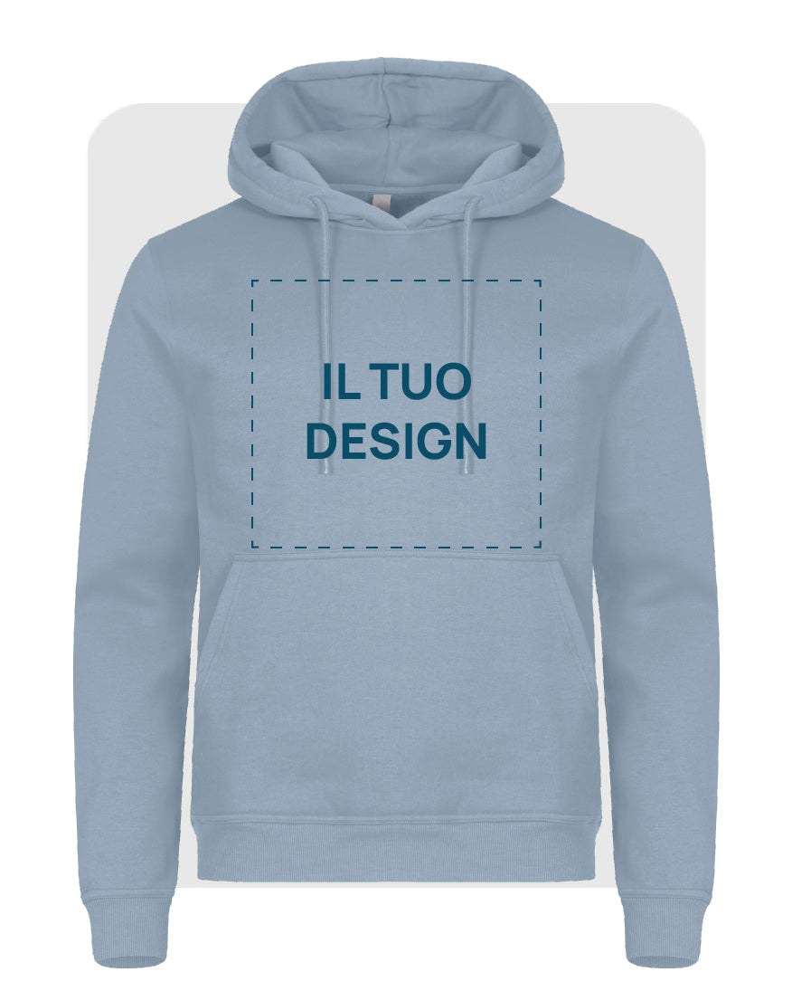 Felpa Unisex con Cappuccio