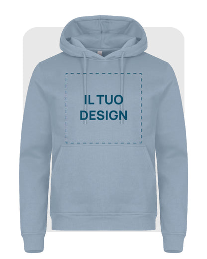 Felpa Unisex con Cappuccio