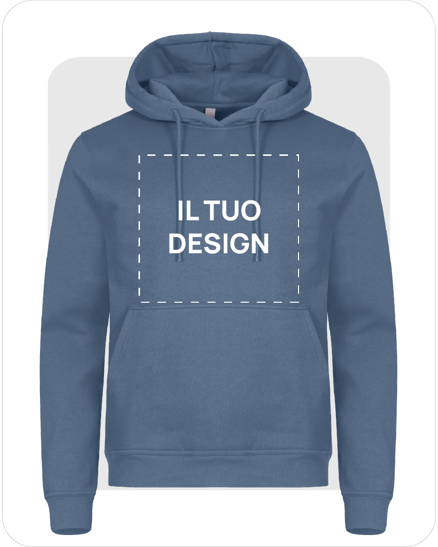 Felpa Unisex con Cappuccio