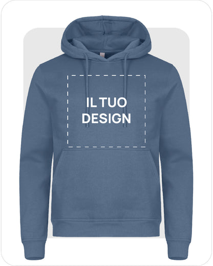 Felpa Unisex con Cappuccio