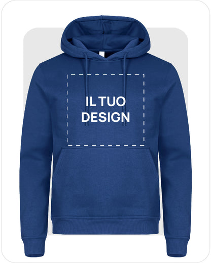 Felpa Unisex con Cappuccio