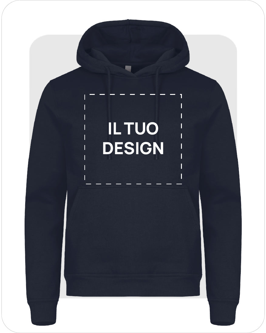 Felpa Unisex con Cappuccio