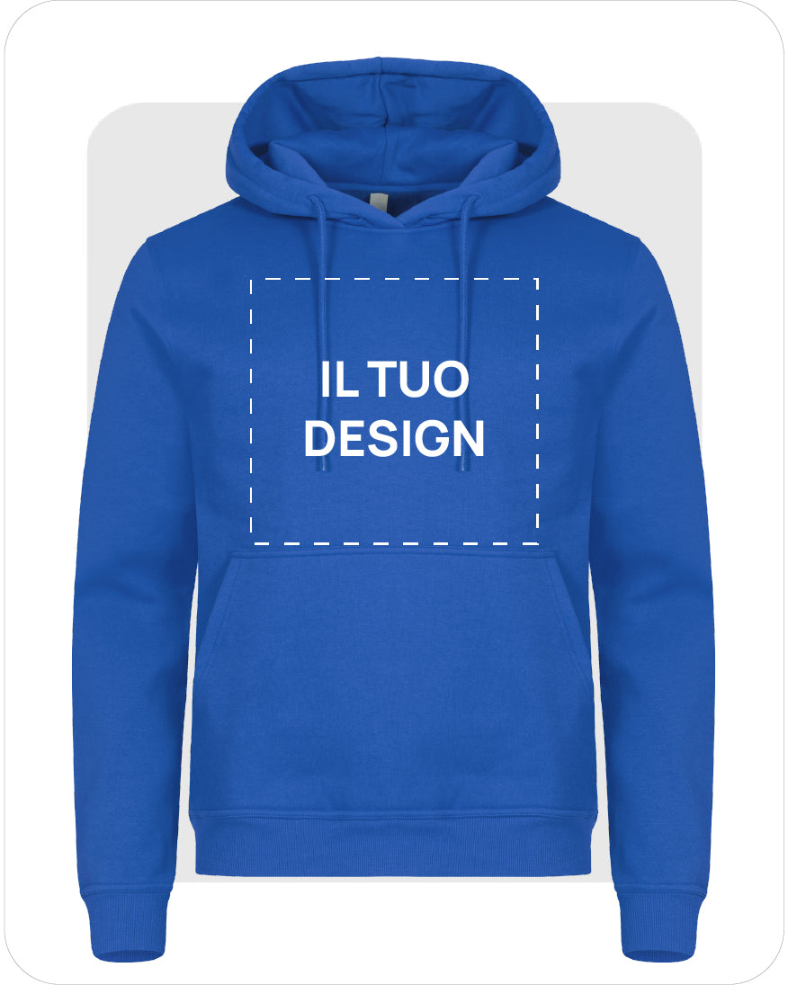 Felpa Unisex con Cappuccio