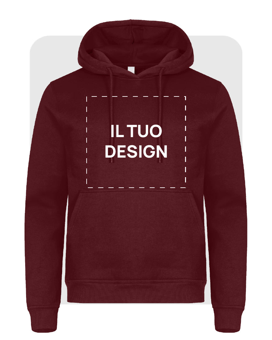 Felpa Unisex con Cappuccio