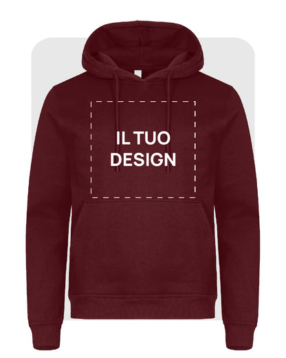 Felpa Unisex con Cappuccio