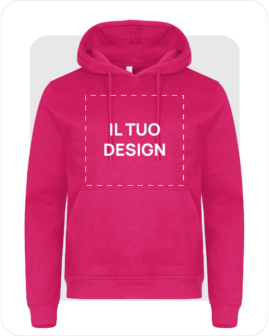 Felpa Unisex con Cappuccio