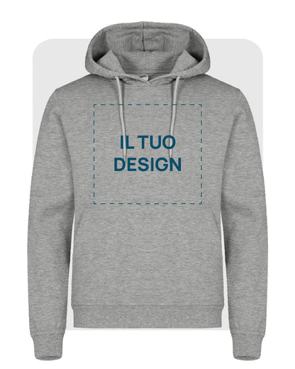 Felpa Unisex con Cappuccio