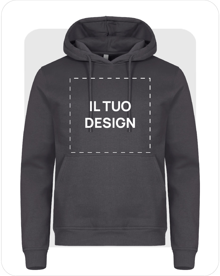 Felpa Unisex con Cappuccio