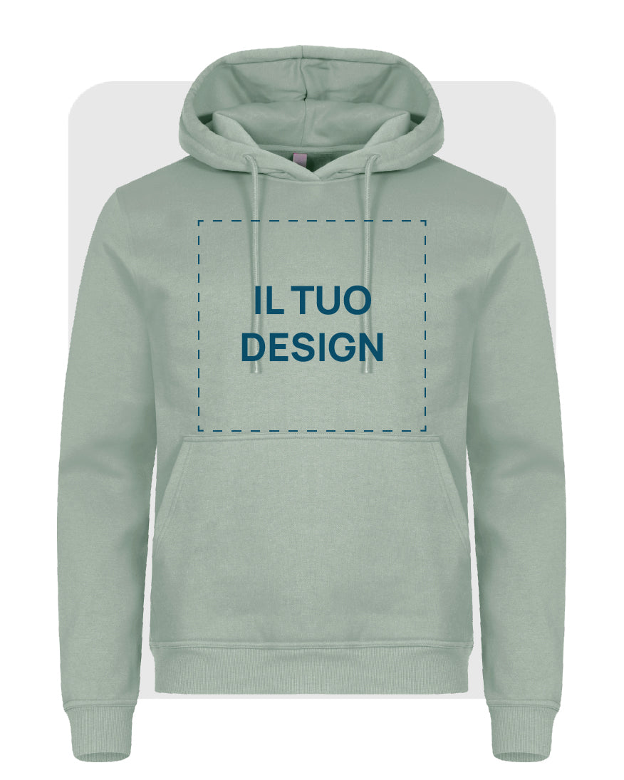 Felpa Unisex con Cappuccio