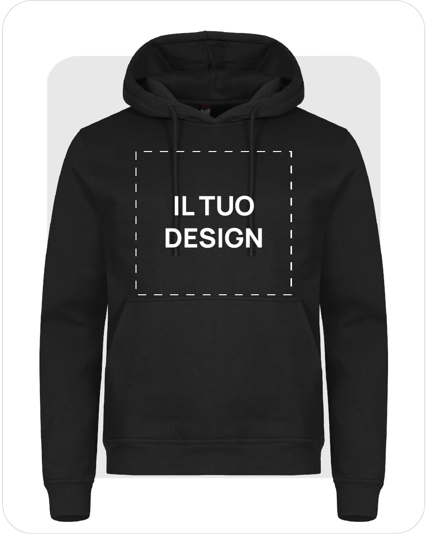 Felpa Unisex con Cappuccio