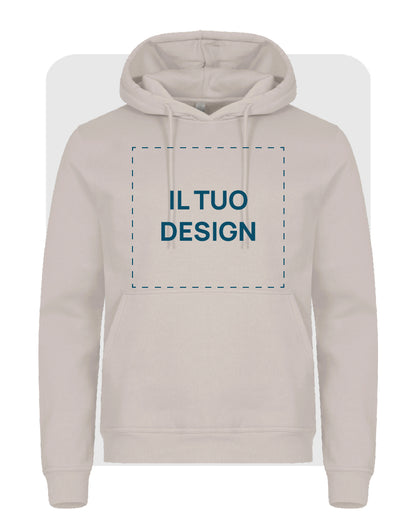Felpa Unisex con Cappuccio