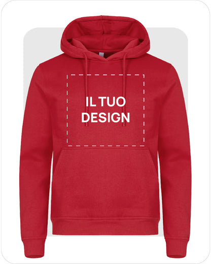 Felpa Unisex con Cappuccio