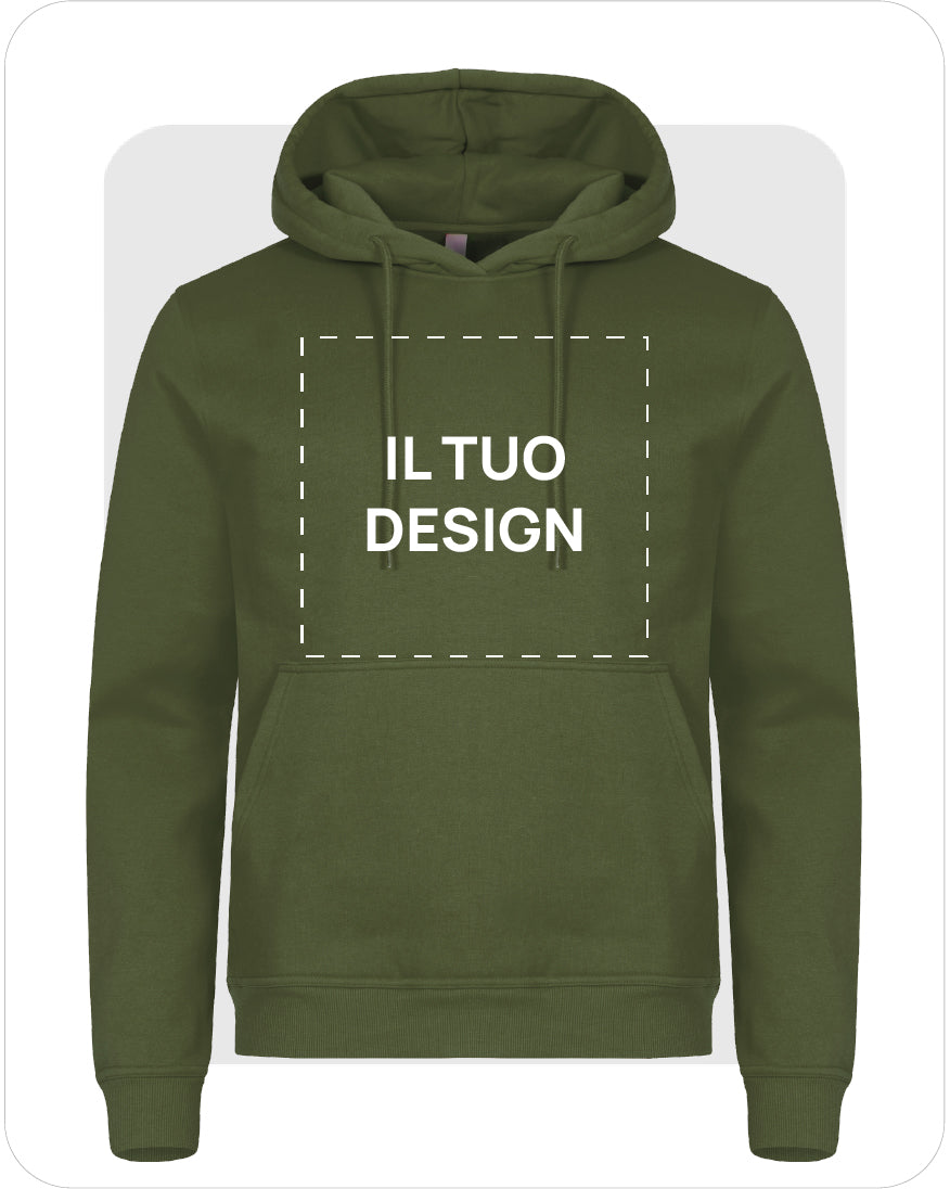 Felpa Unisex con Cappuccio