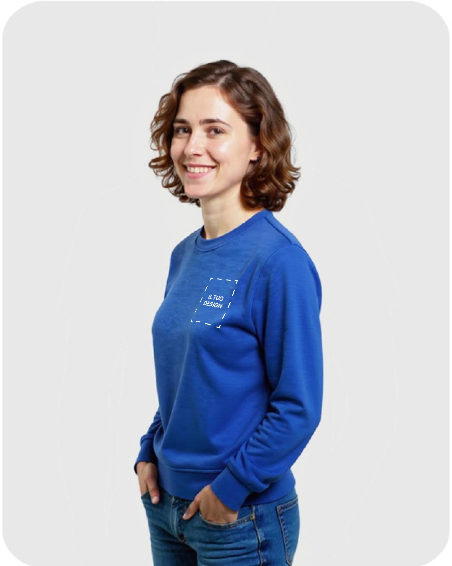Felpa Unisex Girocollo