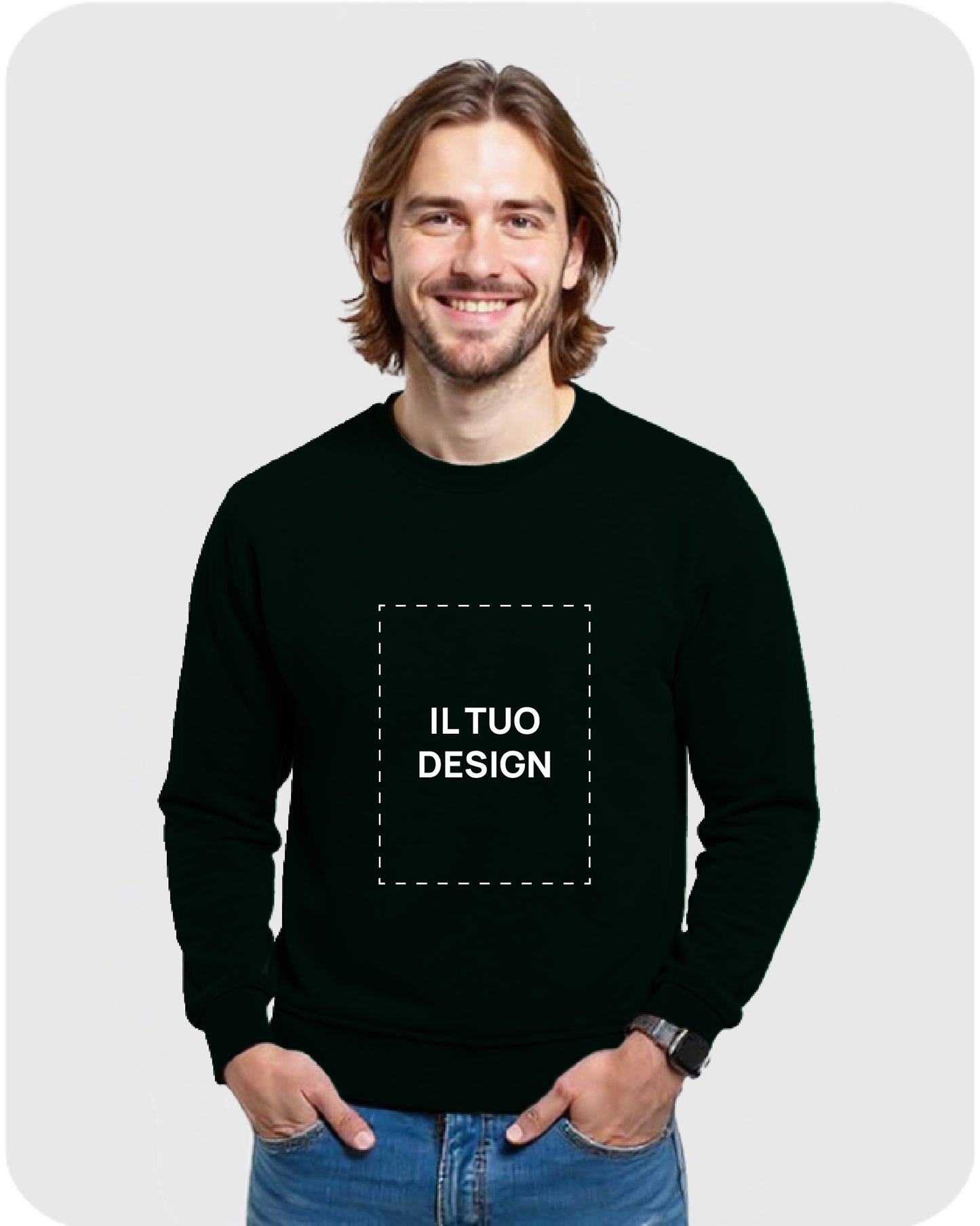 Felpa Unisex Girocollo