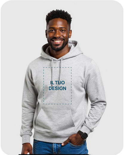 Felpa Unisex con Cappuccio