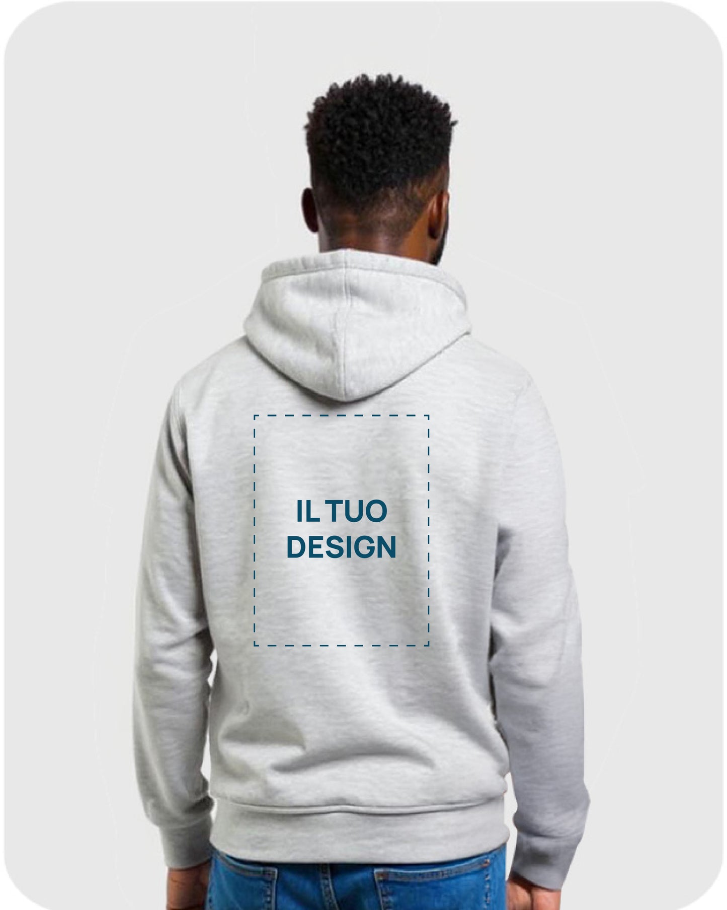 Felpa Unisex con Cappuccio