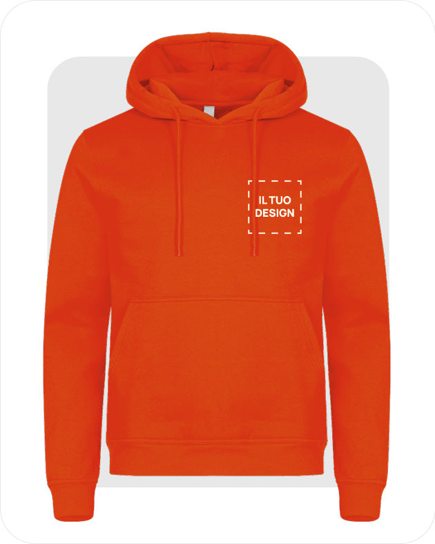 Felpa Unisex con Cappuccio