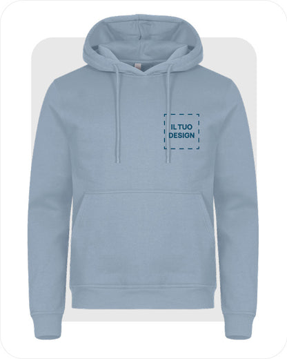 Felpa Unisex con Cappuccio