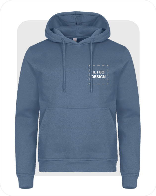 Felpa Unisex con Cappuccio