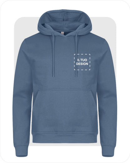 Felpa Unisex con Cappuccio