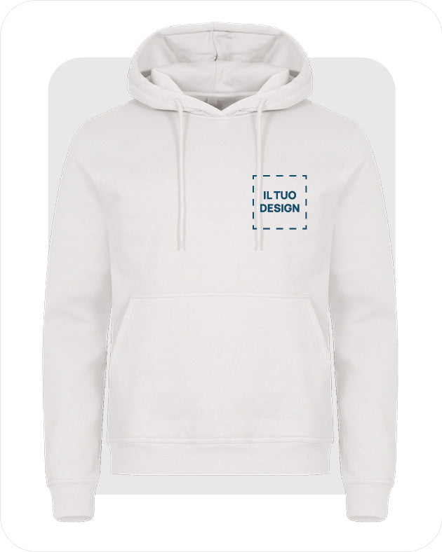 Felpa Unisex con Cappuccio