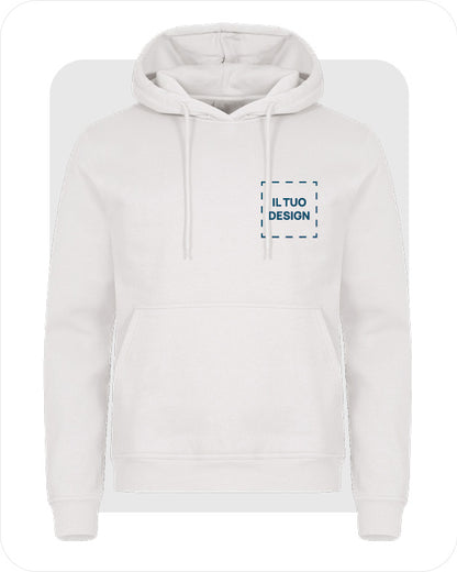 Felpa Unisex con Cappuccio
