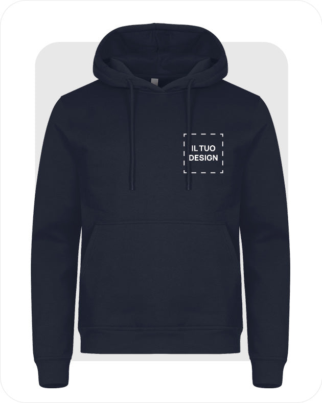 Felpa Unisex con Cappuccio