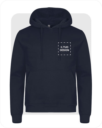 Felpa Unisex con Cappuccio