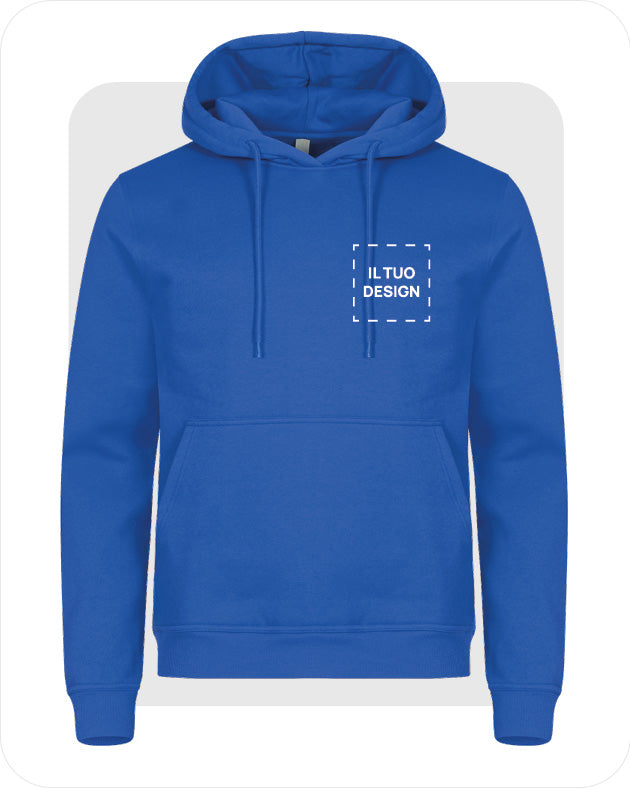 Felpa Unisex con Cappuccio