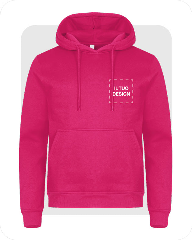 Felpa Unisex con Cappuccio