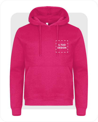 Felpa Unisex con Cappuccio