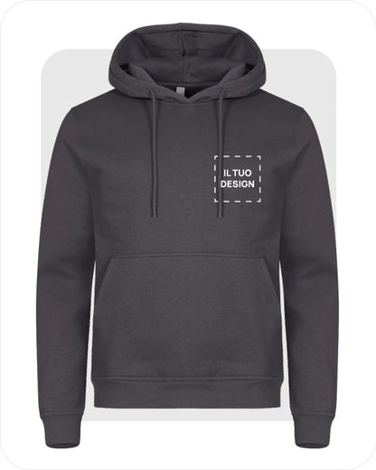 Felpa Unisex con Cappuccio
