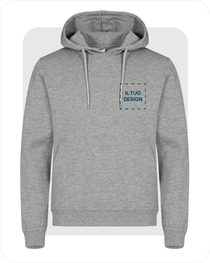 Felpa Unisex con Cappuccio