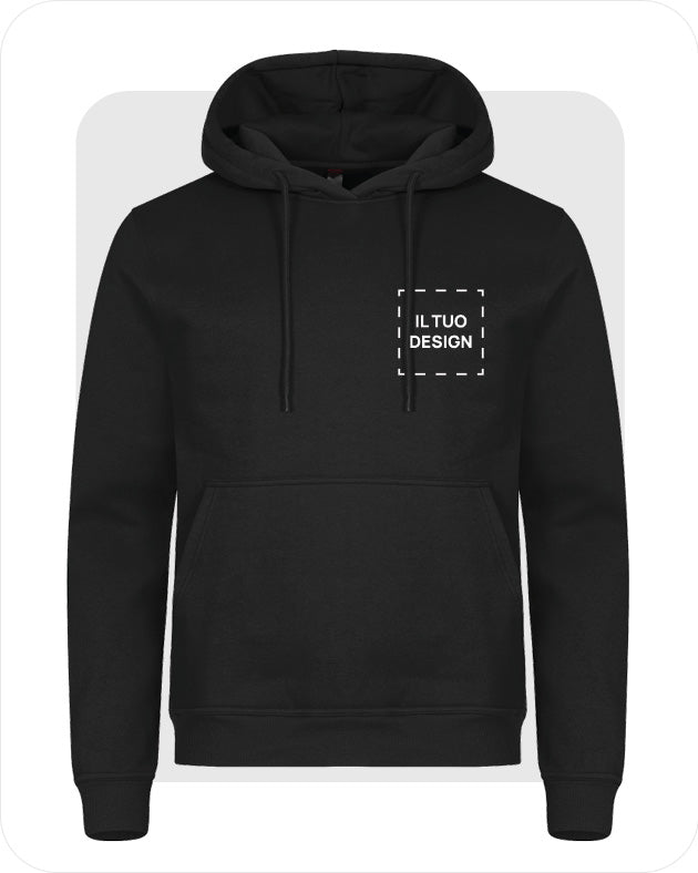 Felpa Unisex con Cappuccio