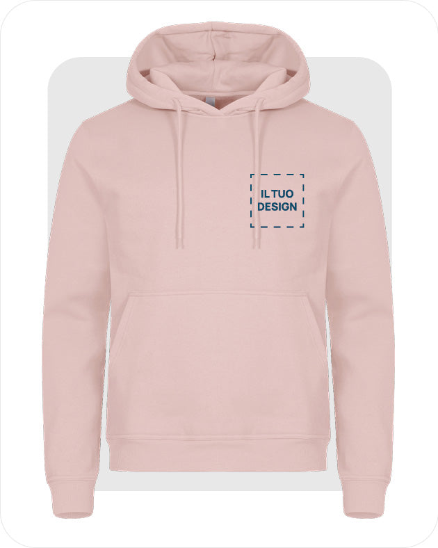 Felpa Unisex con Cappuccio