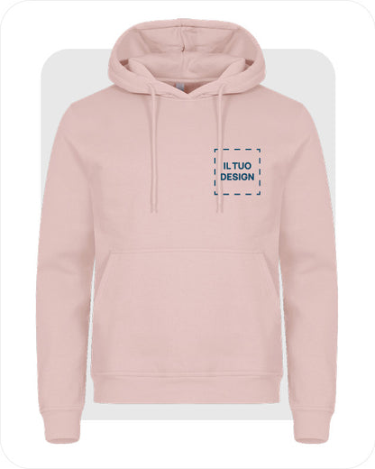 Felpa Unisex con Cappuccio