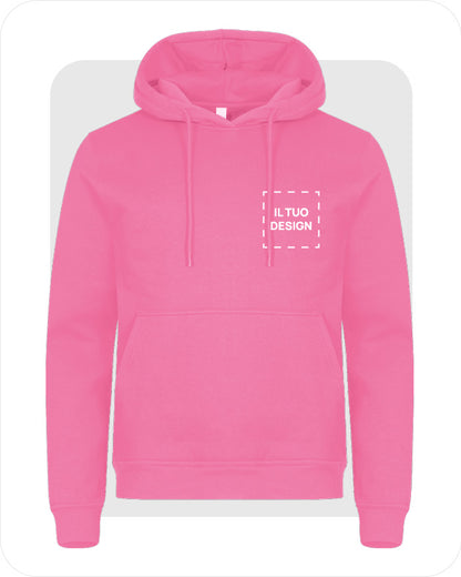 Felpa Unisex con Cappuccio