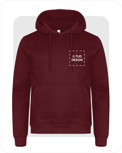 Felpa Unisex con Cappuccio
