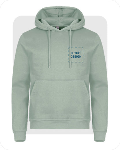 Felpa Unisex con Cappuccio