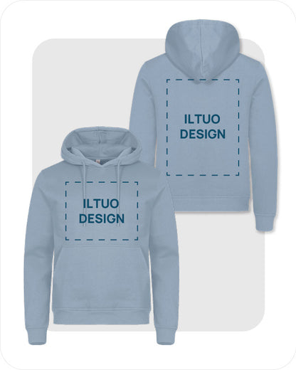 Felpa Unisex con Cappuccio
