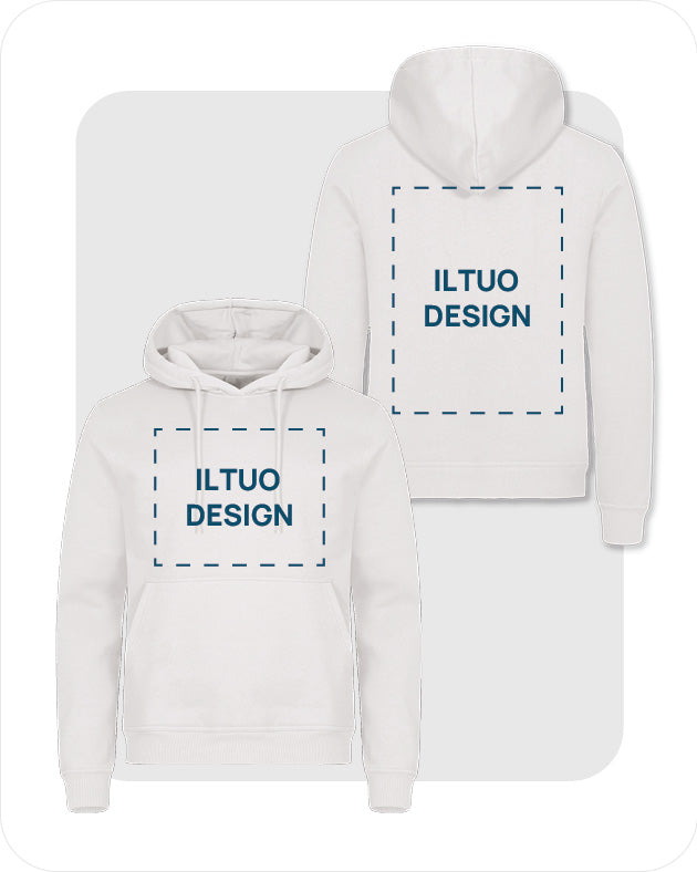 Felpa Unisex con Cappuccio