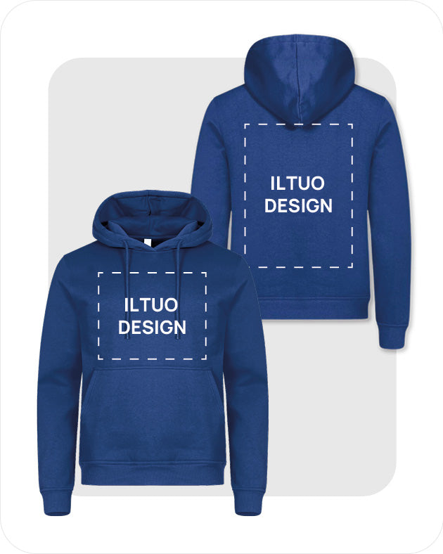 Felpa Unisex con Cappuccio
