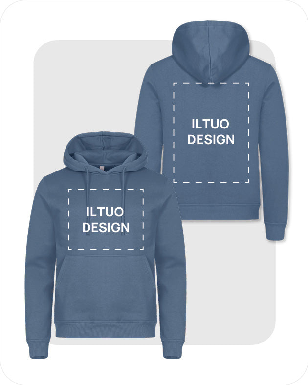 Felpa Unisex con Cappuccio