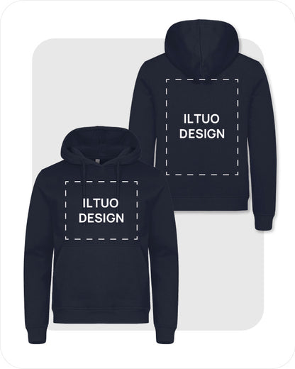 Felpa Unisex con Cappuccio