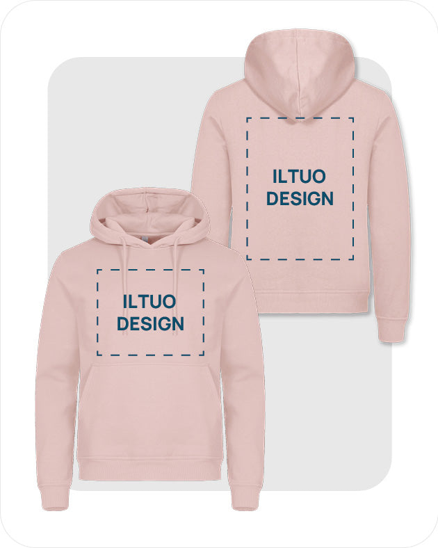 Felpa Unisex con Cappuccio